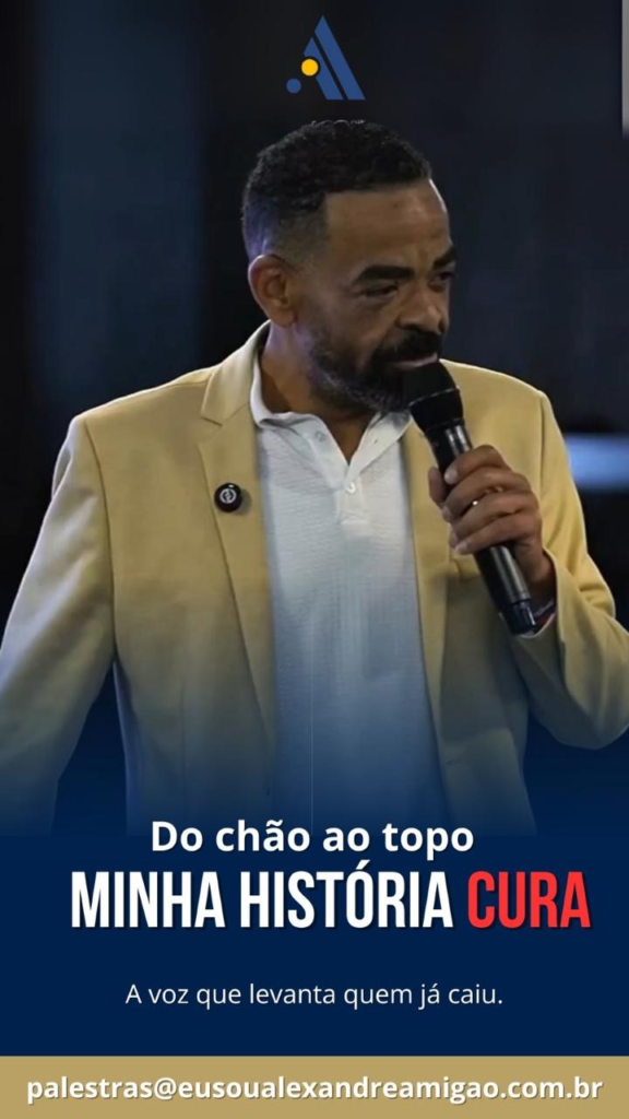 Descubra a incrível Palestra Motivacional de Alexandre Amigão, que saiu das ruas e construiu um império no mercado de planos de saúde.